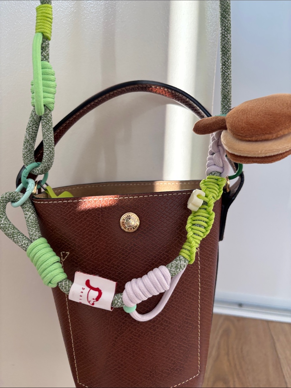 Handmade Green Phone & Multi-Use Lanyard — 8mm Thick, Full Length 58” Long